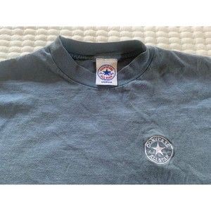 Vintage Converse All Star Chuck Taylor Embroidered T Shirt Size Medium
